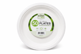 10" (26cm) Bagasse Compostable Plates