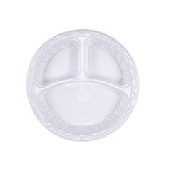 10" (26cm) Plastic Plates (e-lite) 3 Section - Gafbros