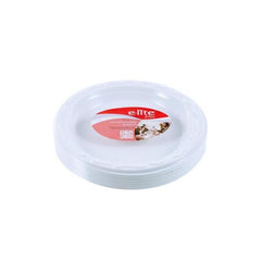 7" 18cm Disposable Plastic Plates Ideal For Catering  And Street Food Packaging