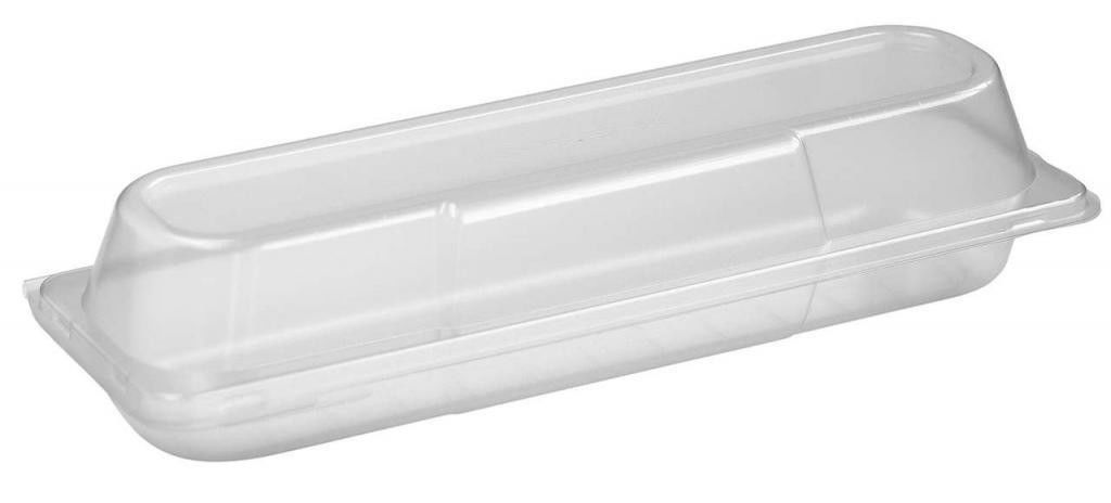 12" Plastic Baguette Hinged Wedges - Gafbros
