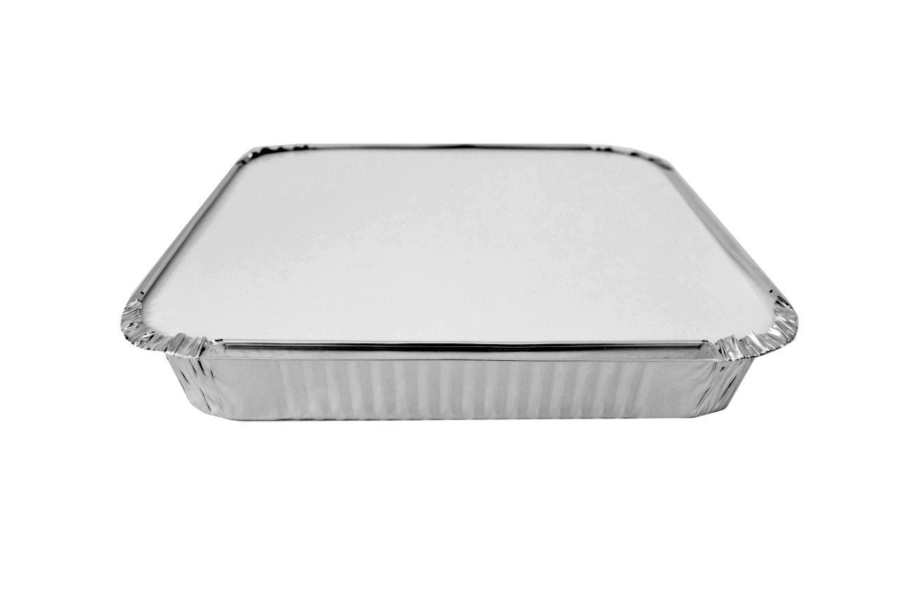 9 x 9 x 1.5'' Shallow Foil Containers - Gafbros 9 x 9 x 1.5'' Shallow Foil Containers - Gafbros