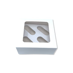 4 Cup Cake Boxes With Inserts - Gafbros