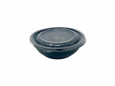 500ml Black Microwave Bowls With Lids