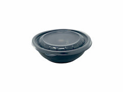 500ml Black Microwave Bowls With Lids