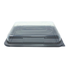 Large Black Base Platters With Lids 450x450x65