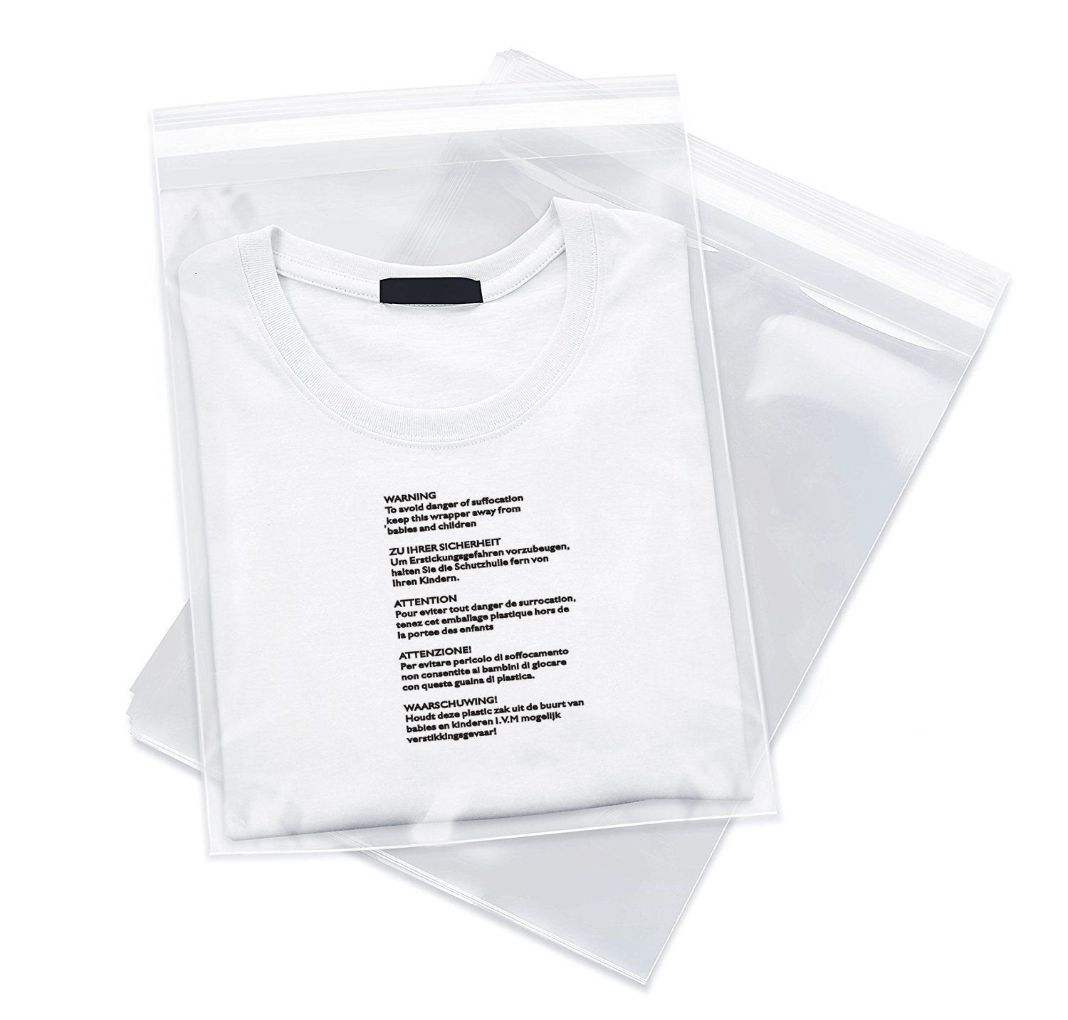 18 x 24 + 1.5 Polypropylene With Warning Notice And Self Adhesive Strip - Gafbros