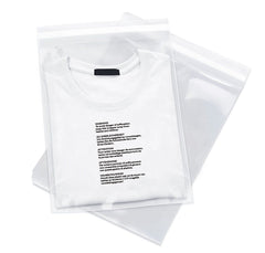 8 x 10 + 1.5 Polypropylene With Warning Notice And Self Adhesive Strip - Gafbros