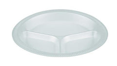 10" 3 Section Polystyrene Foam Plates (TP4/3) - Gafbros
