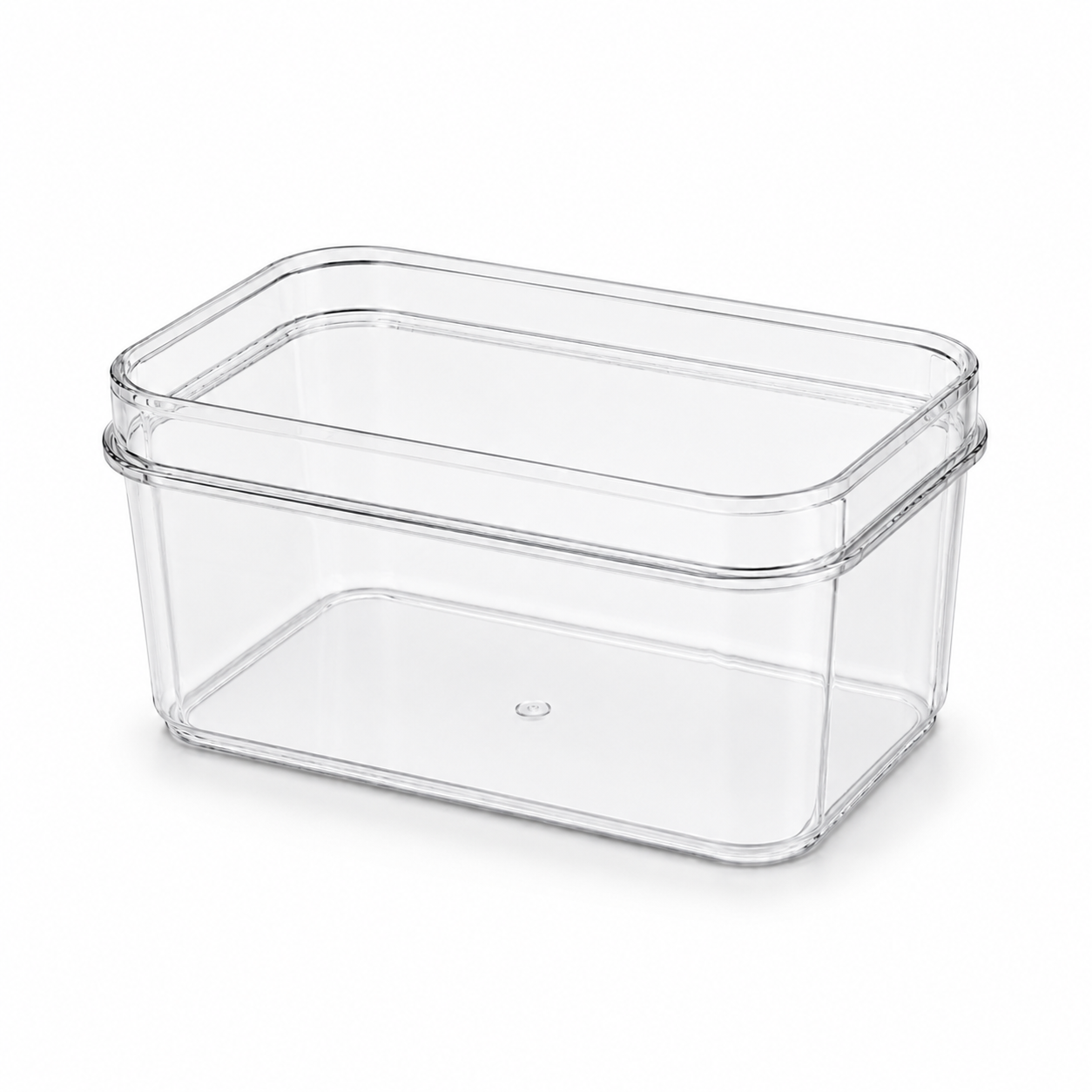 Clear Rectangular 300ml Dessert Pots with Lids – Tiramisu Containers