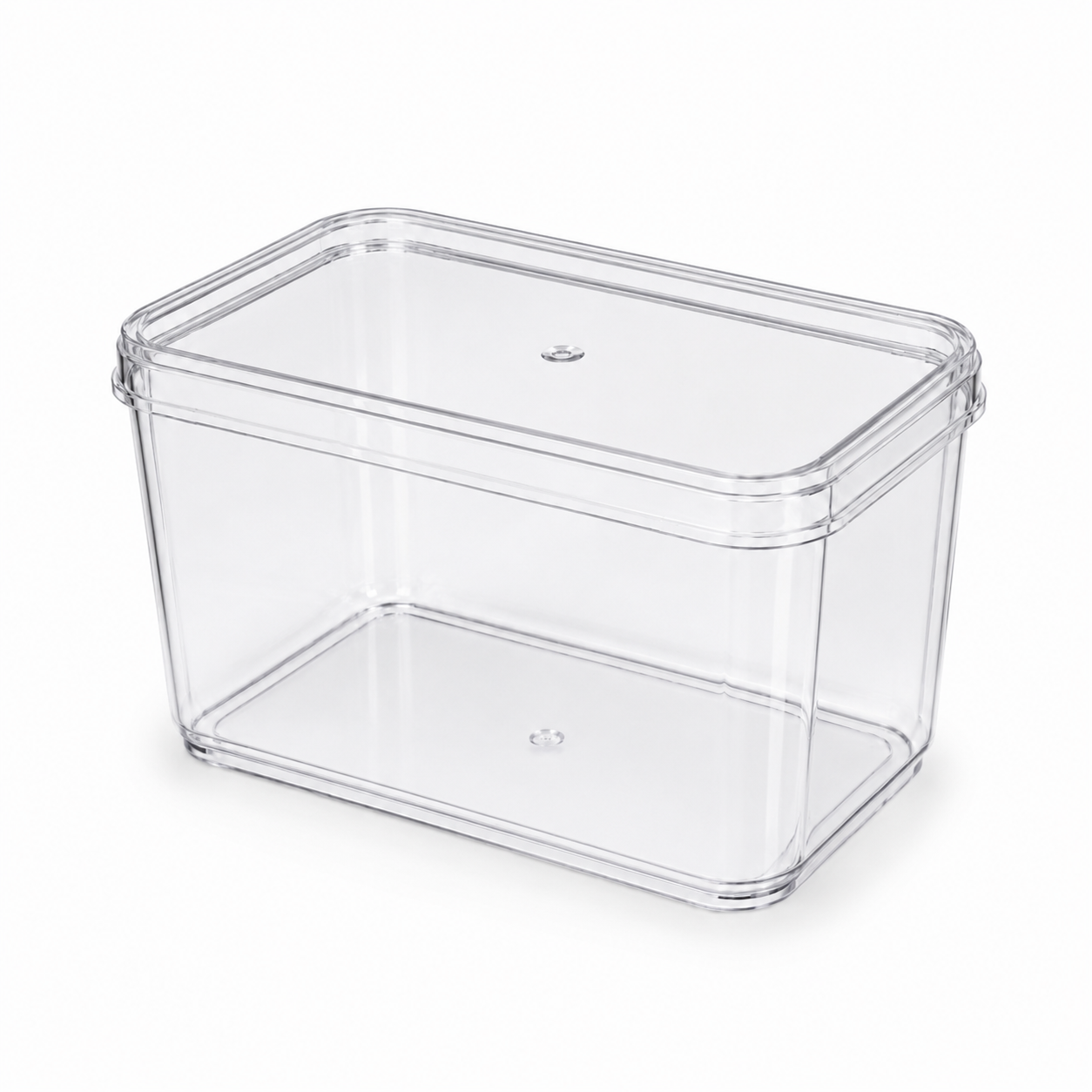 Clear Rectangular 425ml Dessert Pots with Lids – Tiramisu Containers
