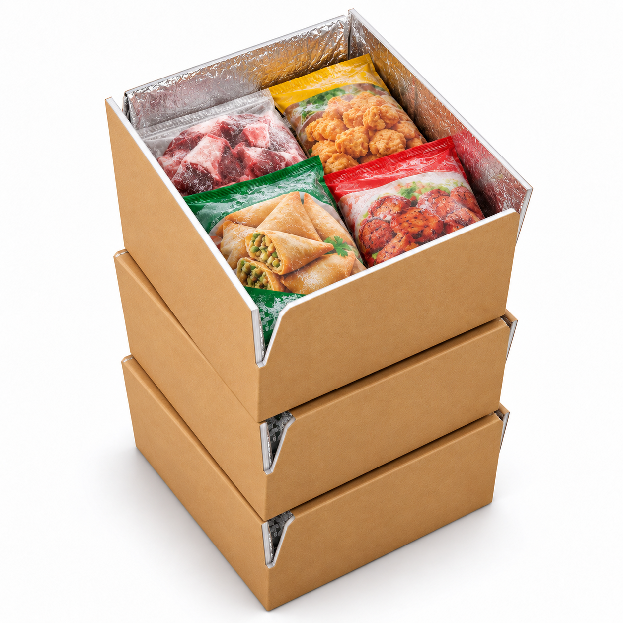 Insulated Shipping Carton - Foil & Foam Cold Chain Thermal Box