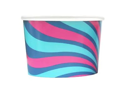 8oz Paper Ice Cream Tubs (Go Chill)