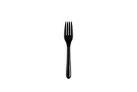 Black Heavy Duty Plastic Forks - Gafbros