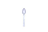 Clear Heavy Duty Plastic Dessert Spoons - Gafbros