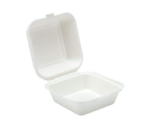 Bagasse Clamshell Meal Boxes 6'' - Gafbros