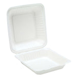 Bagasse Clamshell Meal Boxes 9" - Gafbros