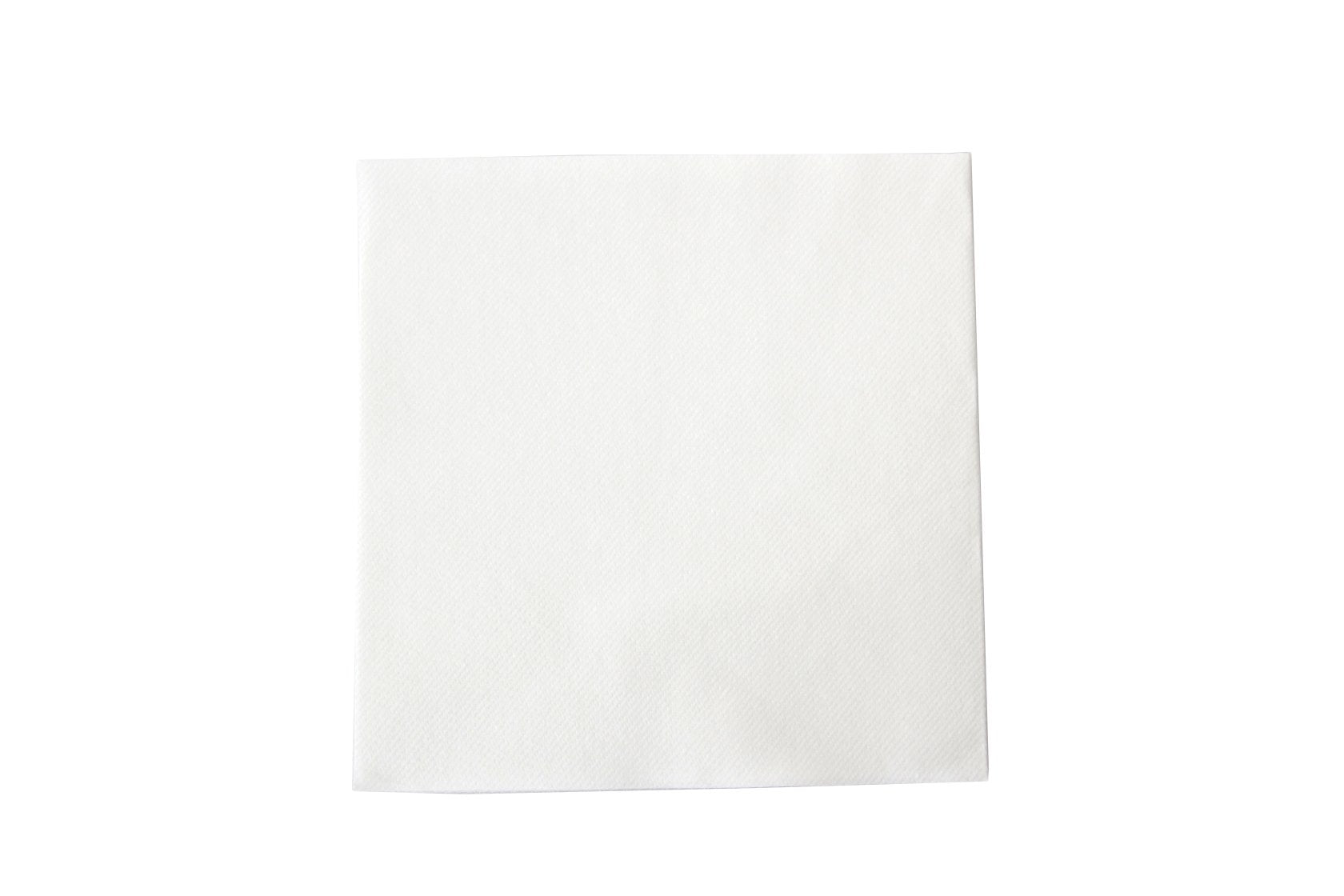 33cm 2 Ply White Napkins - Gafbros