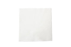 33cm 2 Ply White Napkins - Gafbros