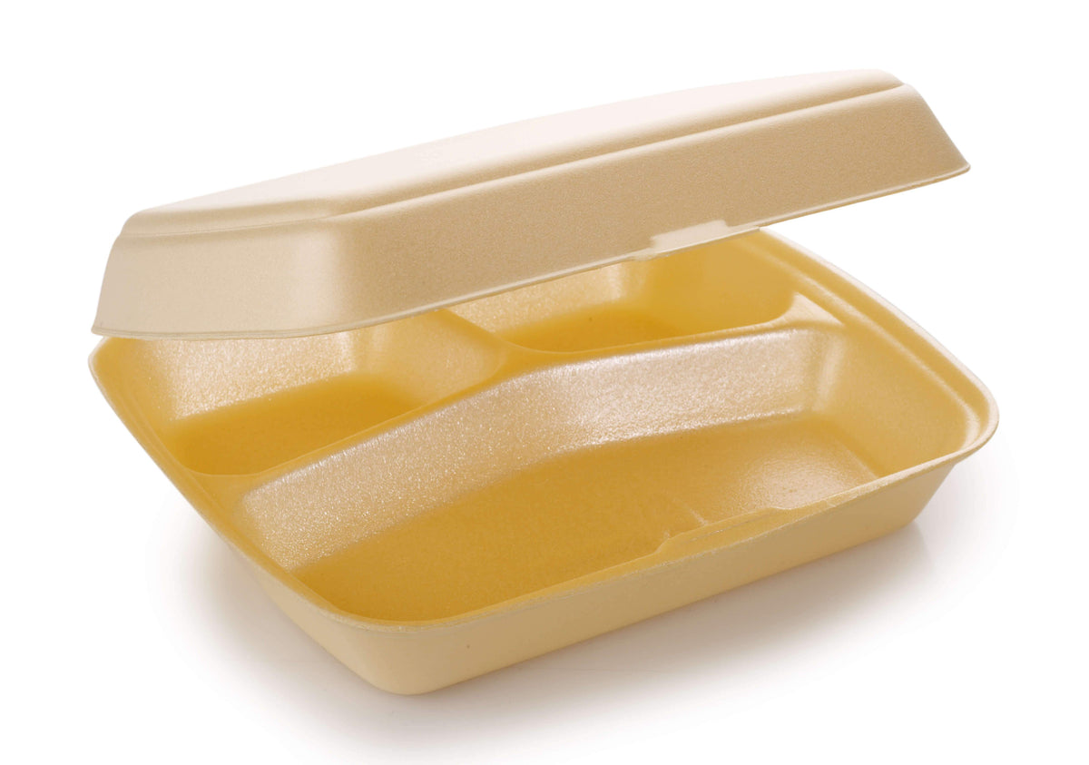 HP4/3 Champagne Foam Meal Boxes - Gafbros
