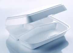 HP4/3 White Foam Meal Boxes - Gafbros