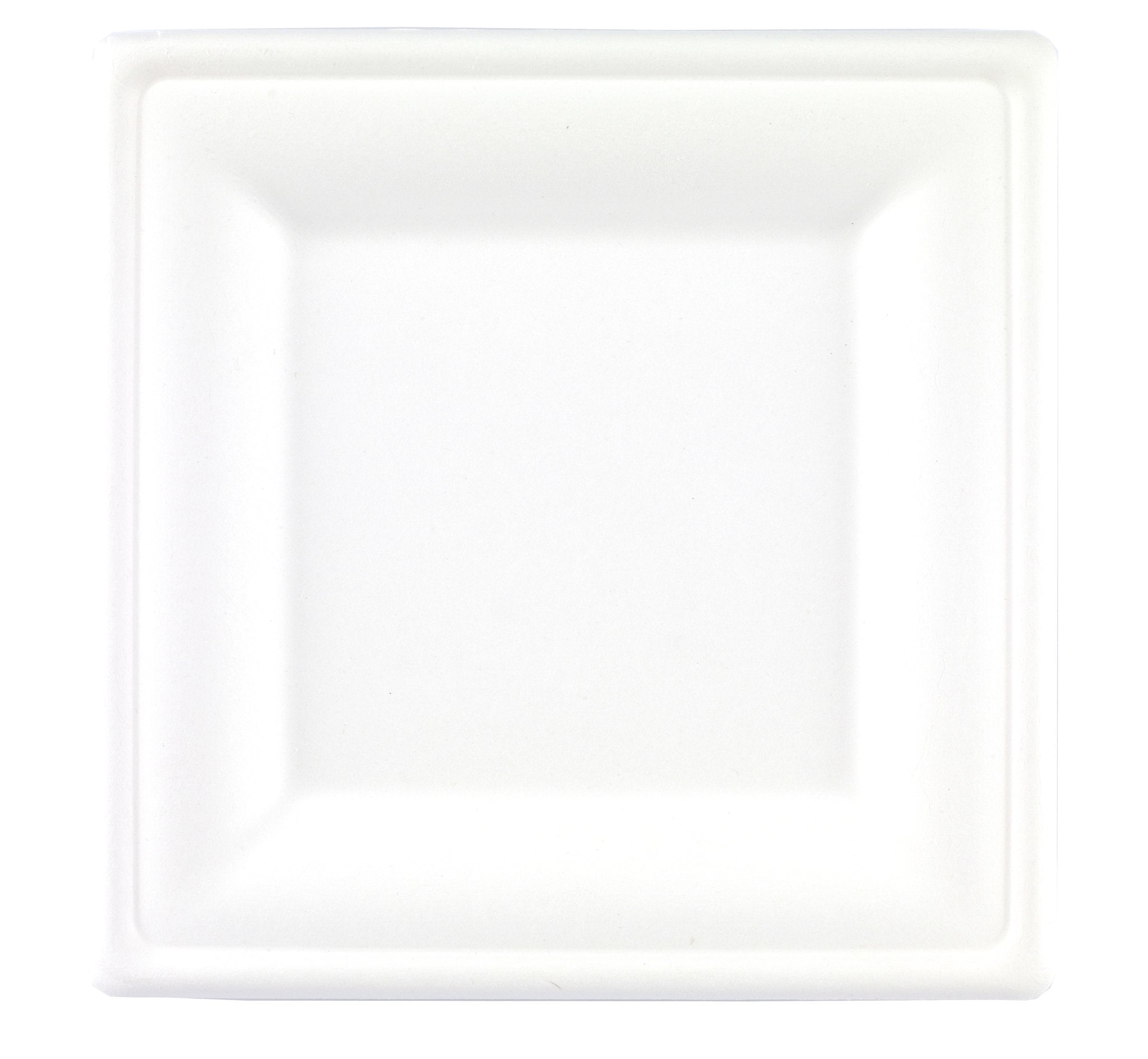 10" Bagasse Compostable Plates Square - Gafbros