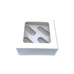 4 Cup Cake Boxes With Inserts - Gafbros