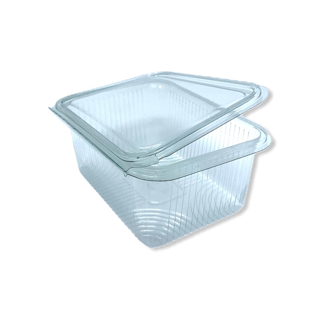 1500cc Rectangle Hinged Containers 213x160x65 - Gafbros