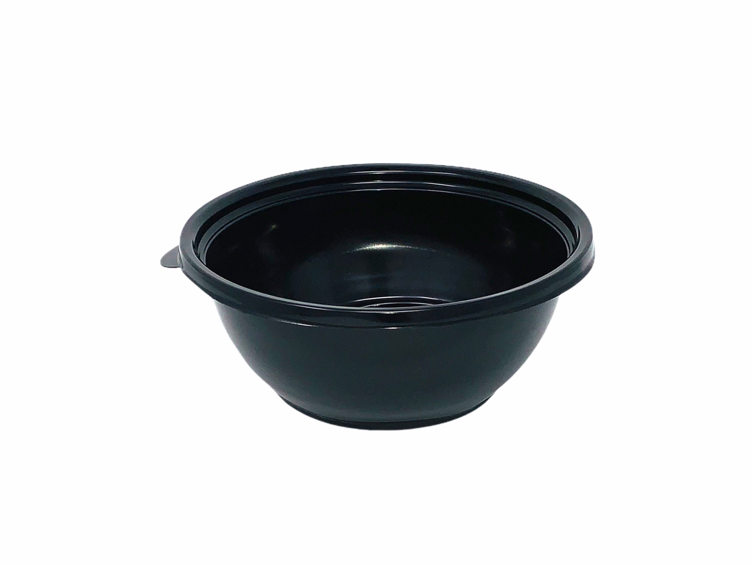 1000ml Black Microwave Bowls With Lids