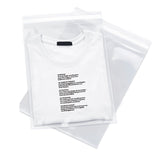 10 x 12 + 1.5 Polypropylene With Warning Notice And Self Adhesive Strip - Gafbros